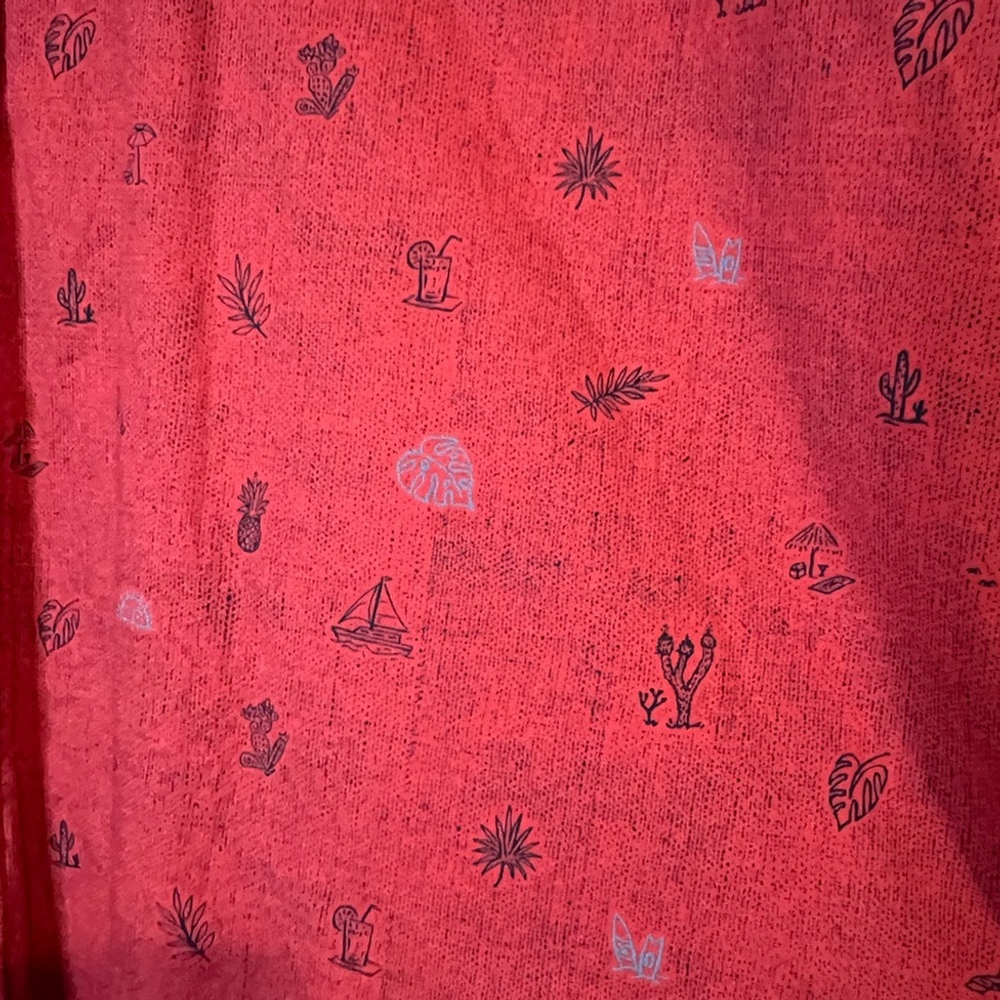 Columbia Men's Red Short Sleeve Shirt XL - Picture 5 of 6